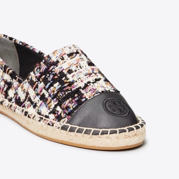 Tory Burch Tweed Color Block Espadrille. Lightly used like new. - Picture 1 of 5